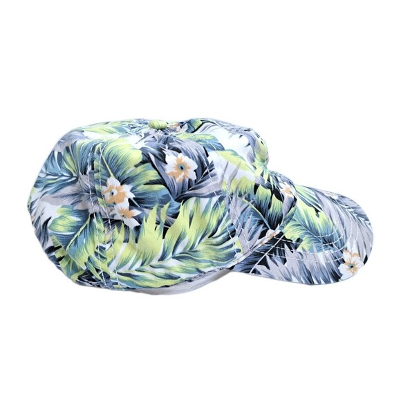 Hawaiian Tropical Floral Island Hat Cap Multicolor Snapback Beach Pool Summer - Picture 5 of 7